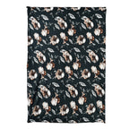 Livmore Printed Flannel Cozy Throw Blanket (150x224cm) - Blue_8435765_3