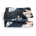 Livmore Printed Flannel Cozy Throw Blanket (150x224cm) - Blue_8435765_4
