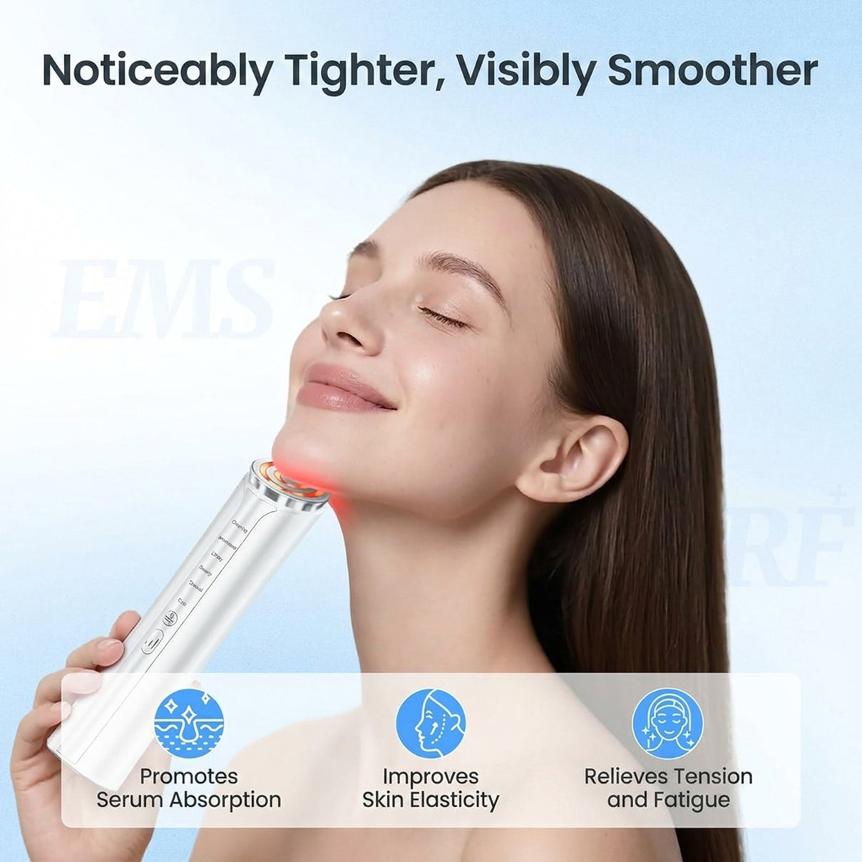Beautech RF Facial Care Device with EMS, Red &amp; Blue Light Therapy and 3 Intensity Levels 8436437 4