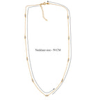 Luxuriant - Lab Grown Diamond (SI/G-H) Necklace (Size - 20+2 Inch) in 18K Vermeil Yellow Gold Plated Sterling Silver 0.50 Ct_8437541_4