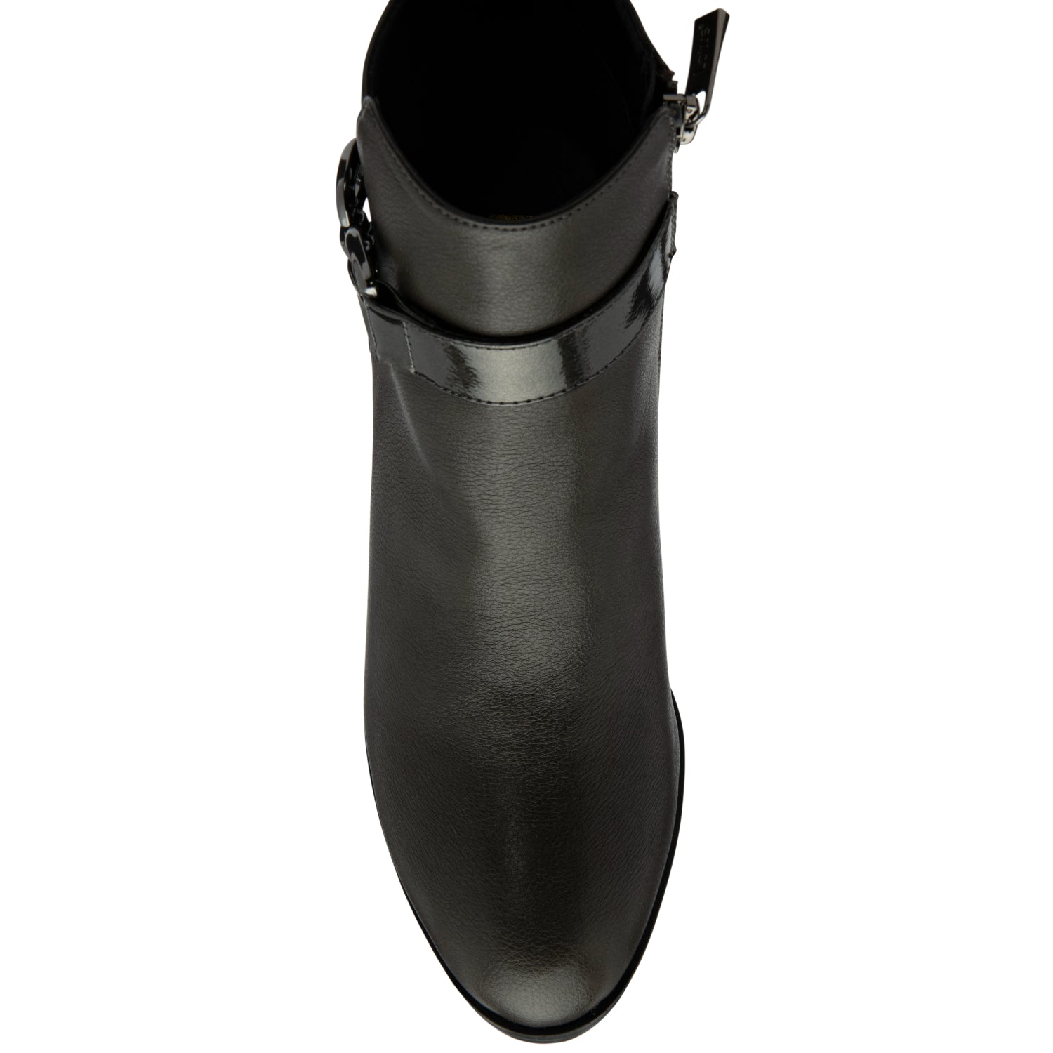 Lotus Amarin Block Heel Ankle Boots With Metallic Chain Detail (Size 5) - Grey V32515558 1