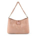 Designer Inspired- Set of 2 Shoulder Handbags with Crossbody Strap - Light Pink_8439276_5