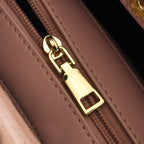 Designer Inspired- Set of 2 Shoulder Handbags with Crossbody Strap - Light Pink_8439276_7