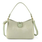 Designer Inspired- Set of 2 Shoulder Handbags with Crossbody Strap - Pistachio_8439278