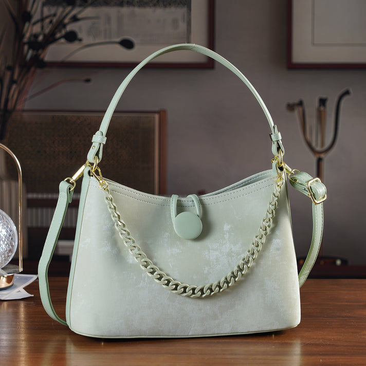 Designer Inspired- Set of 2 Shoulder Handbags with Crossbody Strap - Tan 8439284 2