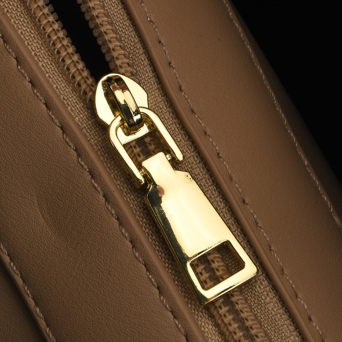 Designer Inspired- Set of 2 Shoulder Handbags with Crossbody Strap - Tan V32520458 8