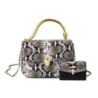 LA MAREY SIGNATURE 100% Premium Leather Handbag with Detachable Sling Strap & Card Holder - Black_8439309