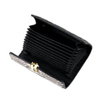 LA MAREY SIGNATURE 100% Premium Leather Handbag with Detachable Sling Strap & Card Holder - Black_8439309_7
