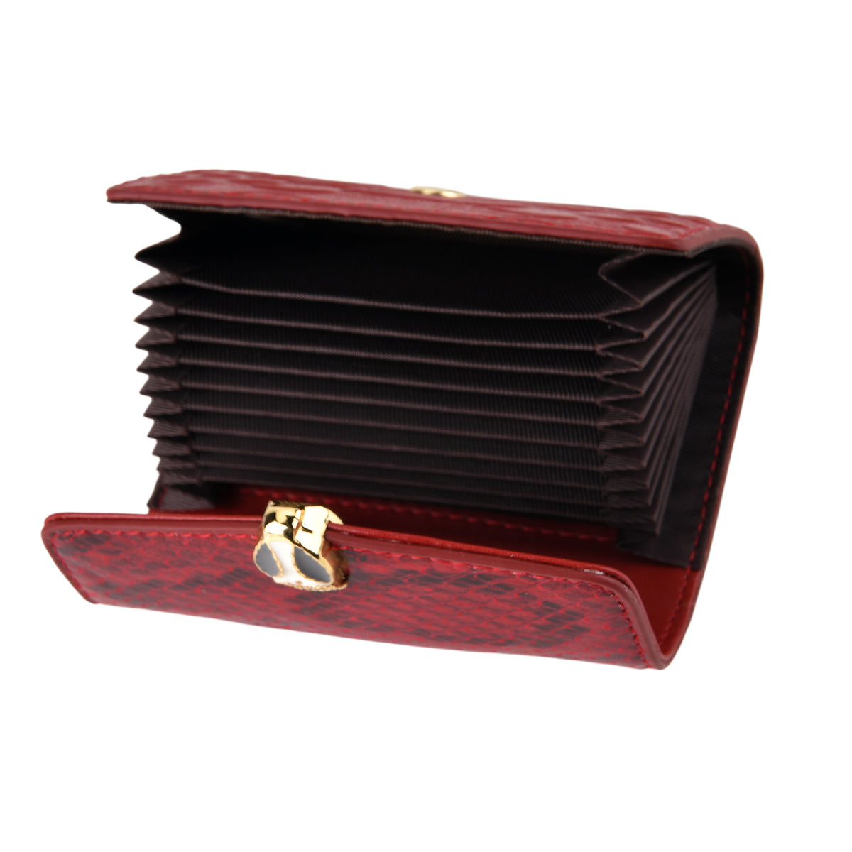 LA MAREY SIGNATURE 100% Premium Leather Handbag with Detachable Sling Strap &amp; Card Holder - Burgundy V32652464 8
