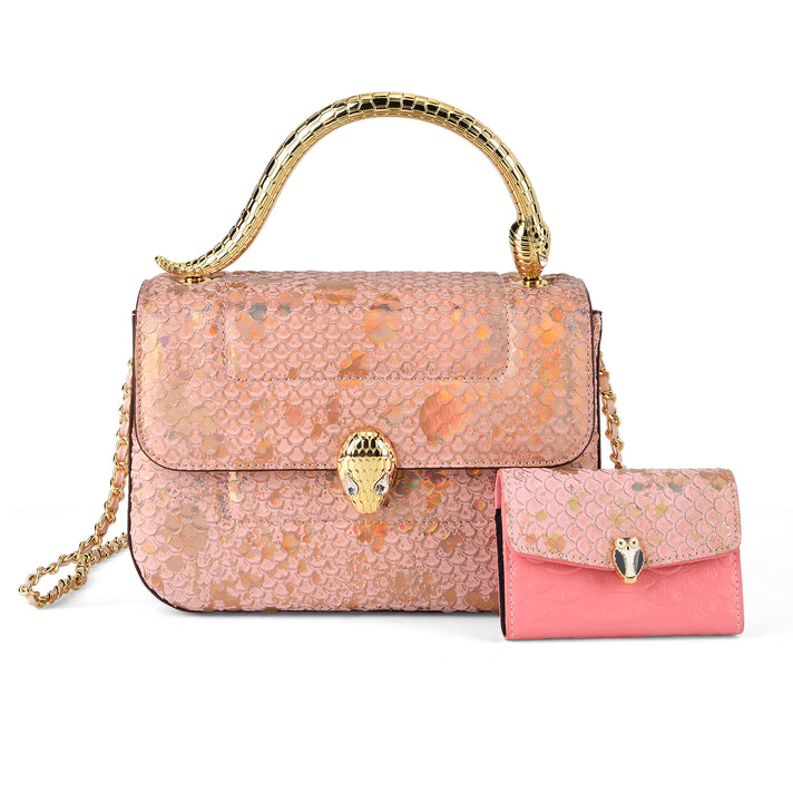 LA MAREY SIGNATURE 100% Premium Leather Handbag with Detachable Sling Strap &amp; Card Holder - Brown 8439311 1