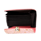 LA MAREY SIGNATURE 100% Premium Leather Handbag with Detachable Sling Strap & Card Holder - Pink_8439312_7