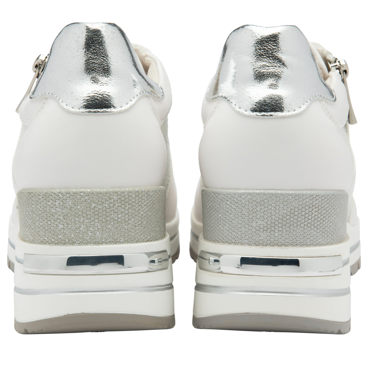 Lotus Tenno Womens Leather Sneakers With Side Zip (Size 7) - White V32516740 3