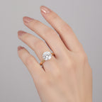 9K Yellow Gold GRA Certified VVS1/D Moissanite Solitaire Ring 3.50 Ct._8439674_1