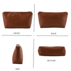 La Marey Designer Inspired Sculptured Handle Tote With Inside Pouch - Red_8441415_6