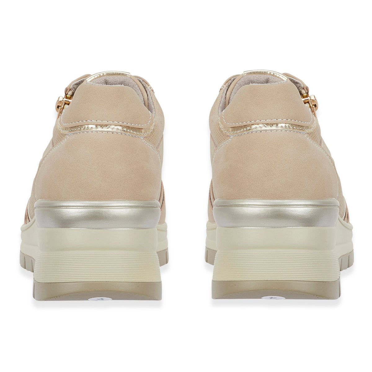 Ladies Dawlish Sports Luxe Sneakers With Lace-Up &amp; Side Zip Closure V32514272 2