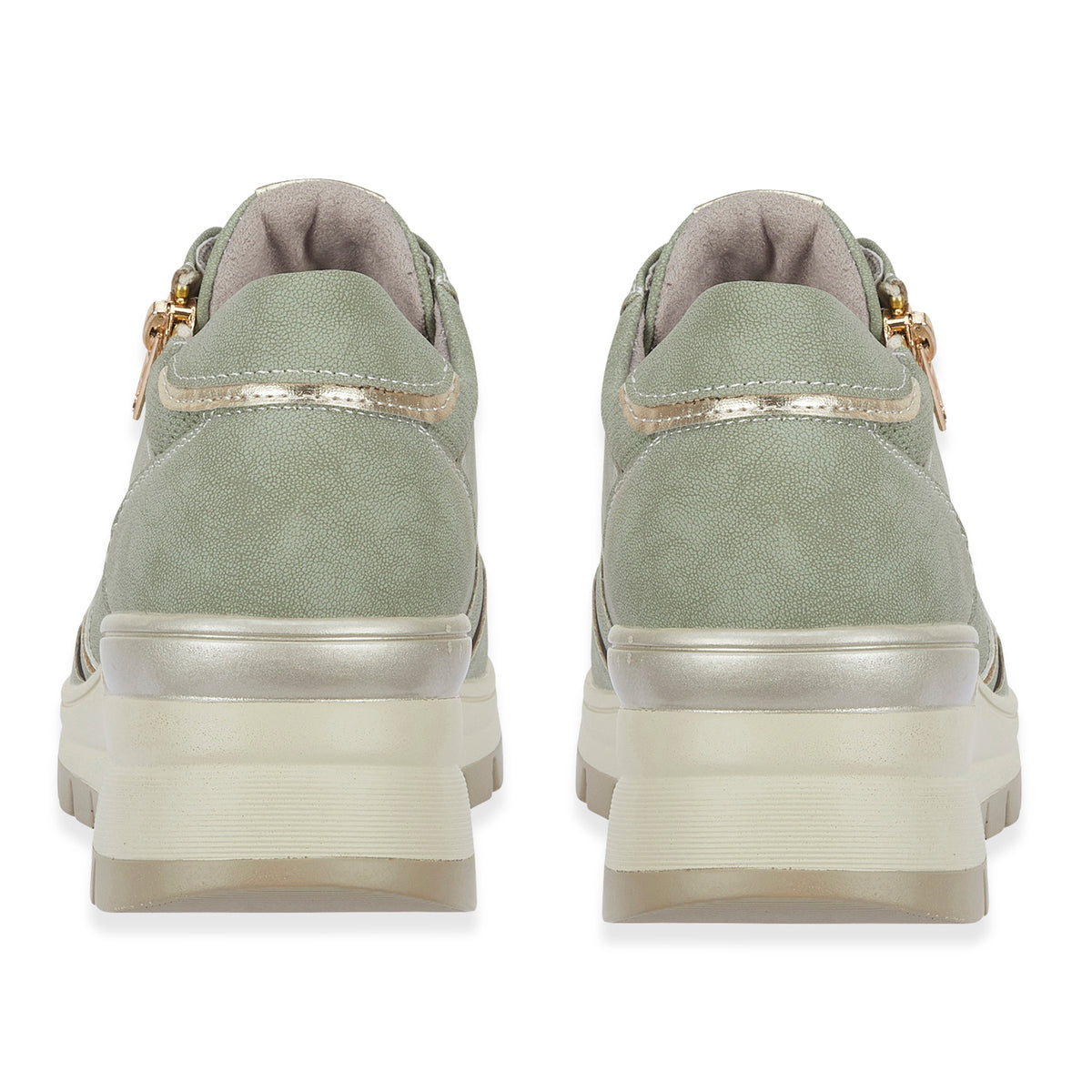 Ladies Dawlish Sports Luxe Sneakers With Lace-Up &amp; Side Zip Closure V32581989 2