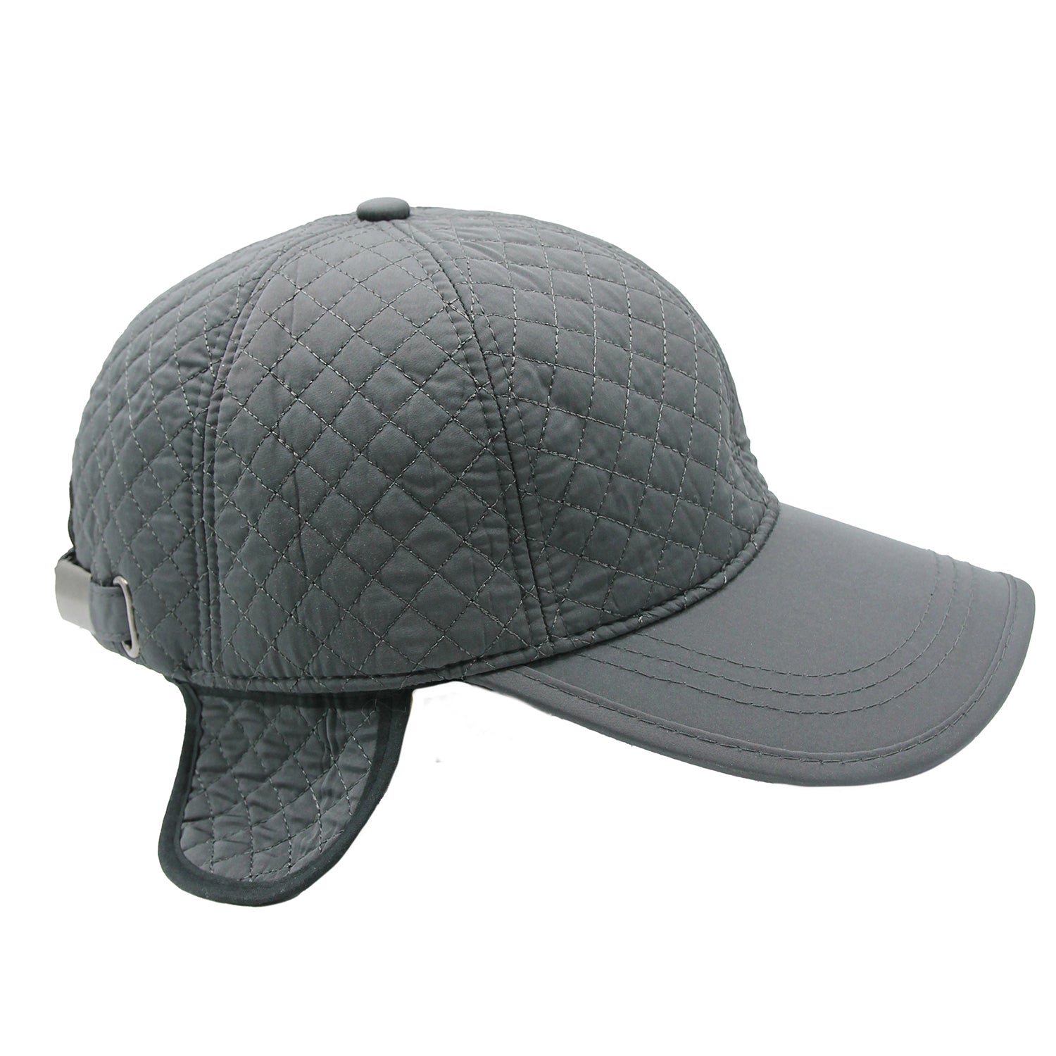 Mens ProHike Quilted Baseball Cap (One Size) - Grey V32515191 0