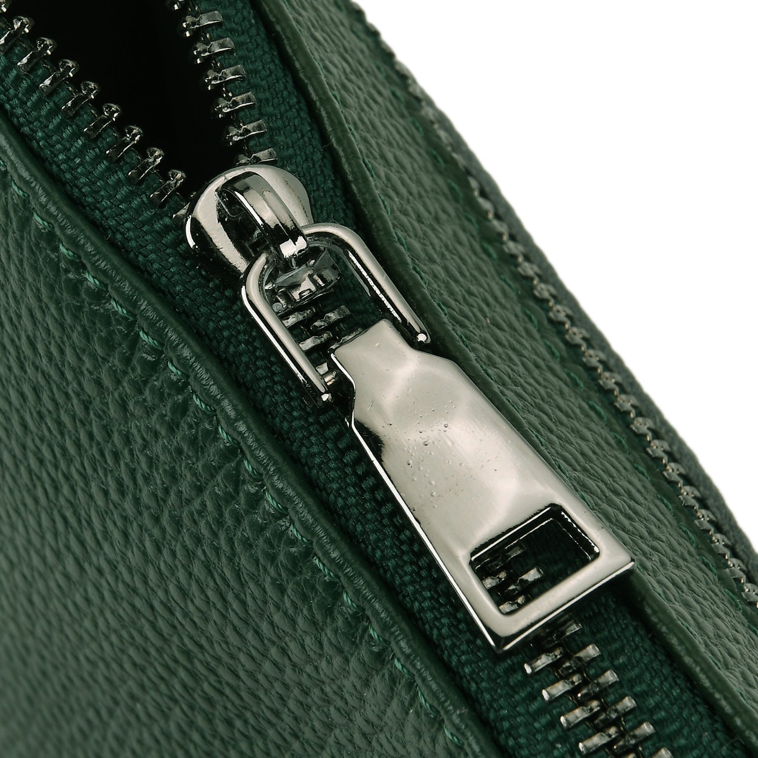Genuine Leather Crossbody Bag - Green V32514480 7