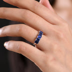 D'Joy AAA Kyanite 5 Stone Ring in Platinum Overlay Sterling Silver 2.44 Ct._8448295_1