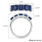 D'Joy AAA Kyanite 5 Stone Ring in Platinum Overlay Sterling Silver 2.44 Ct._8448299_5