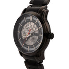 William Hunt London Limited Edition Automatic Movt. 5 ATM Water Resistancy Black Skeleton Dial Mens Watch with Stainless Steel Strap and Butterfly Buckle Clasp_8448460_3