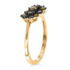 D'Joy Yellow Diamond & Multi Diamond Boat Cluster Ring in 18K Vermeil Yellow Gold Plated Sterling Silver_8448520_3
