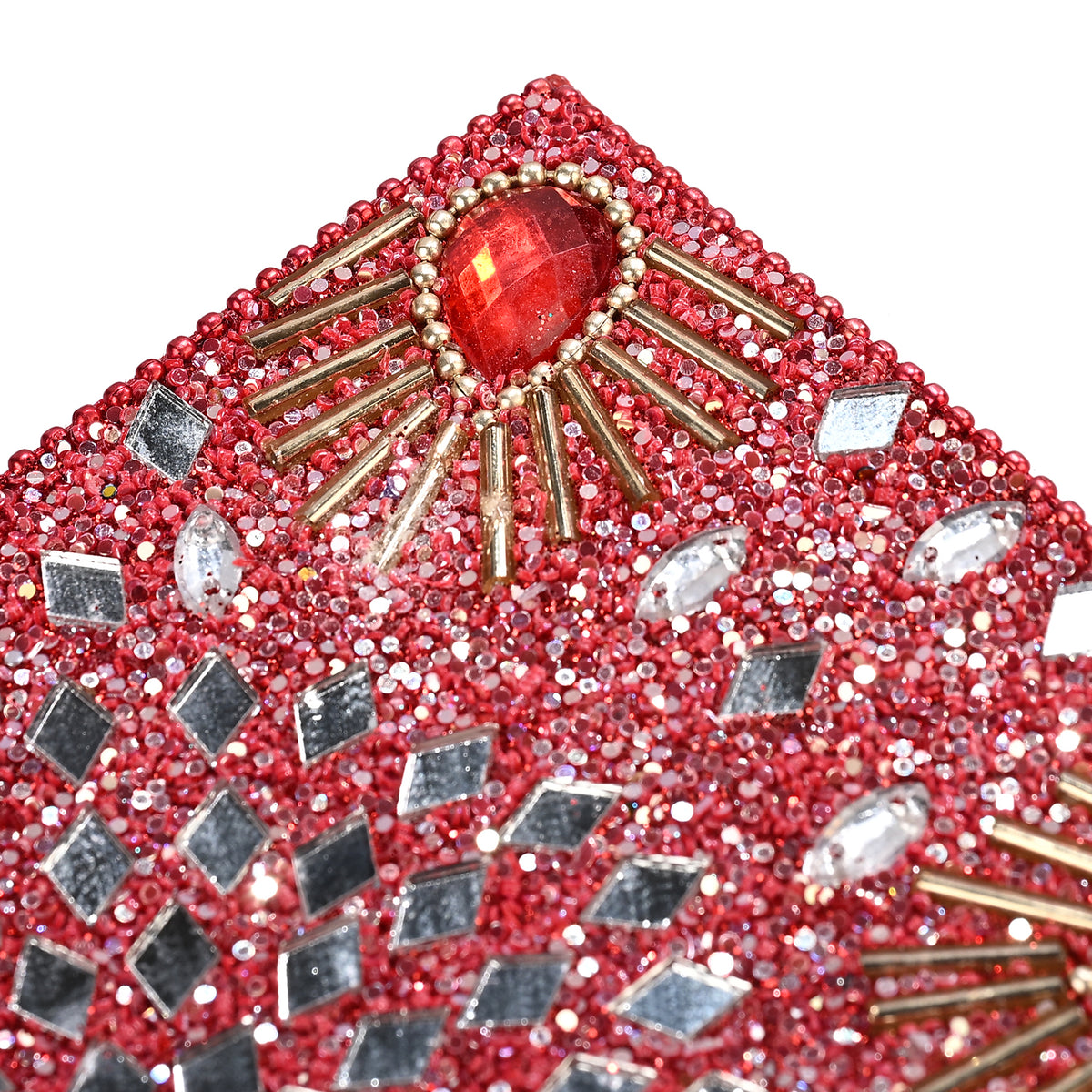 Livmore 6-Piece Beaded Stationery Gift Set (inc. 1 x Decorative Box, 5 x Pens, &amp; 1 x Diary) - Red V32575478 7