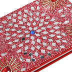Livmore 6-Piece Beaded Stationery Gift Set (inc. 1 x Decorative Box, 5 x Pens, & 1 x Diary) - Red_8456077_7