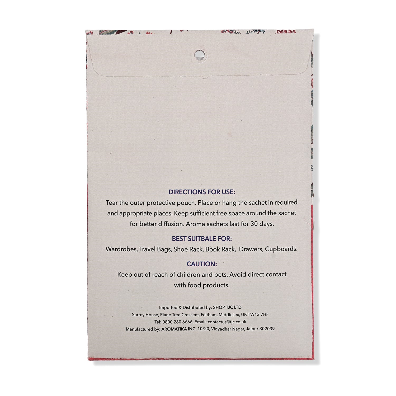Livmore Set of 10 Rose Fragrance Sachets (Size 8 x 9Cm) 8457952 4