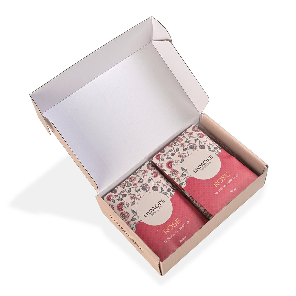 Livmore Set of 10 Rose Fragrance Sachets (Size 8 x 9Cm)_8457952_5
