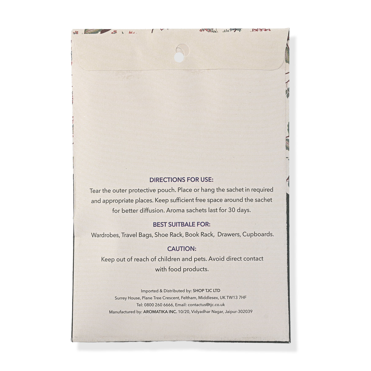 Livmore Set of 10 Jasmine Fragrance Sachets (Size 8 x 9Cm) 8457953 5
