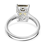 Rhapsody 950 Platinum AAAA Natural Turkizite (Radiant Cut 4.00ct) VS-E/F Natural White Diamond Ring 4.03 Ct, Platinum Wt. 5.42 Gms_8461130_4