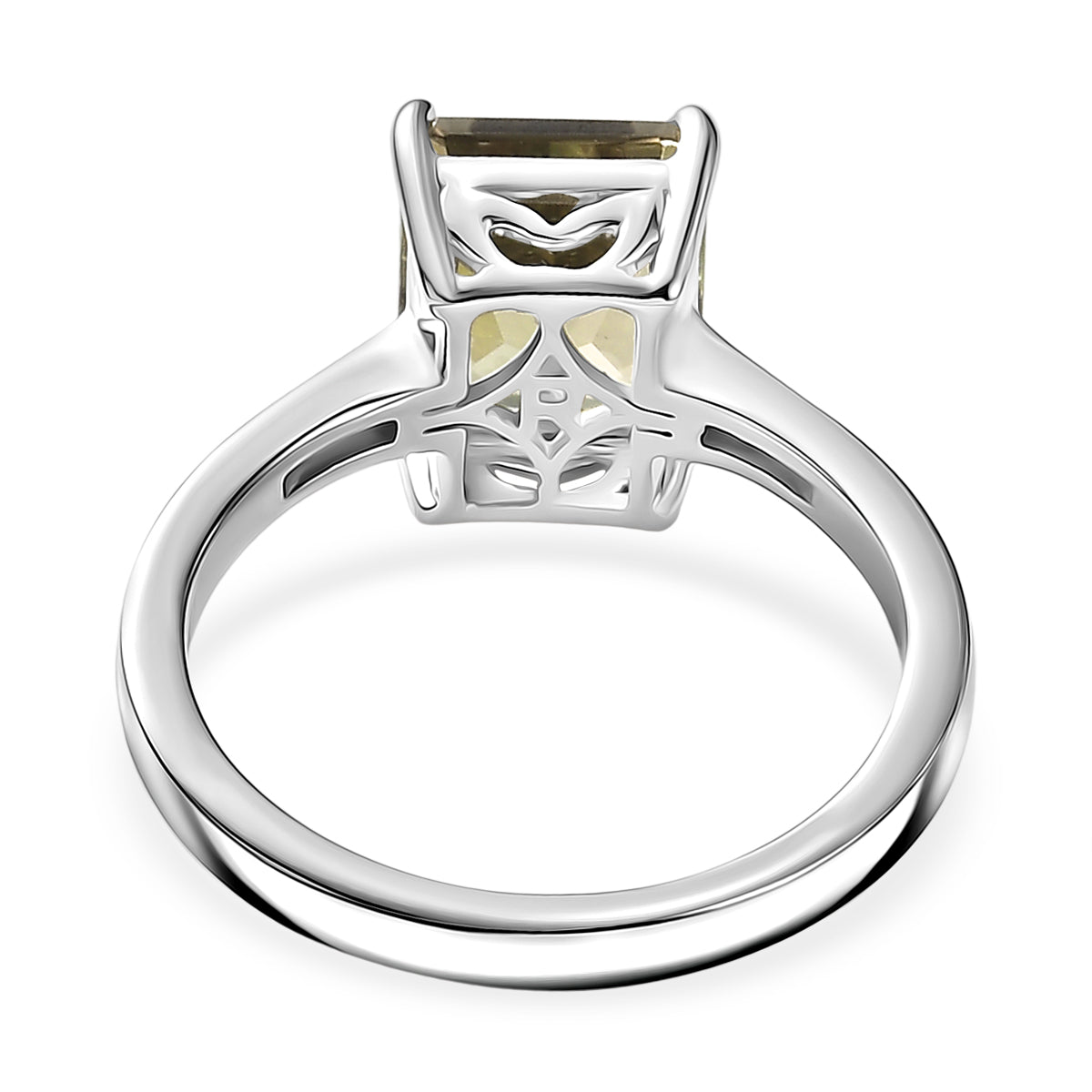 Rhapsody 950 Platinum AAAA Natural Turkizite (Radiant Cut 4.00ct) VS-E/F Natural White Diamond Ring 4.03 Ct, Platinum Wt. 5.42 Gms 8461130 5