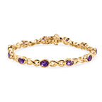 EverTrue African Amethyst Bracelet (Size - 7.5) with GB Lock Box 4.57 cts_8464388