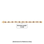 Royal Bali Collection - EverTrue Red Garnet Bracelet (Size - 7.5) with GB Lock Box in Yellow Gold Tone 6.25 Ct._8465317_4