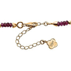 Natural AAA Radiant Ember Garnet Necklace (Size - 18+2 EXT) in 18K Vermeil Yellow Gold Plated Sterling Silver 46.00 Ct, Silver Wt. 5.07 Gms_8466034_6