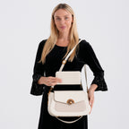 LA MAREY 2-Piece Sling Crossbody Bag & Matching Wallet Combo - Off White_8466111_2