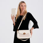 LA MAREY 2-Piece Sling Crossbody Bag & Matching Wallet Combo - Off White_8466111_3