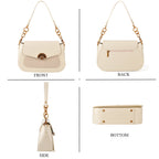LA MAREY 2-Piece Sling Crossbody Bag & Matching Wallet Combo - Off White_8466111_4