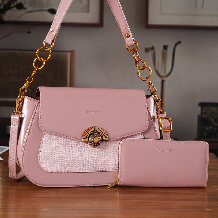 LA MAREY 2-Piece Sling Crossbody Bag &amp; Matching Wallet Combo - Off White 8466111 2