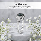 Rhapsody 950 Platinum AAAA Indicolite White Diamond VS Ring, Platinum Wt.6.35 Gms  2.150  Ct._8466199_3