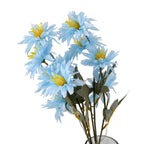 Set of 2 Faux Flower Branches with LED Lights (50cm) - Blue & Green_8477107_3