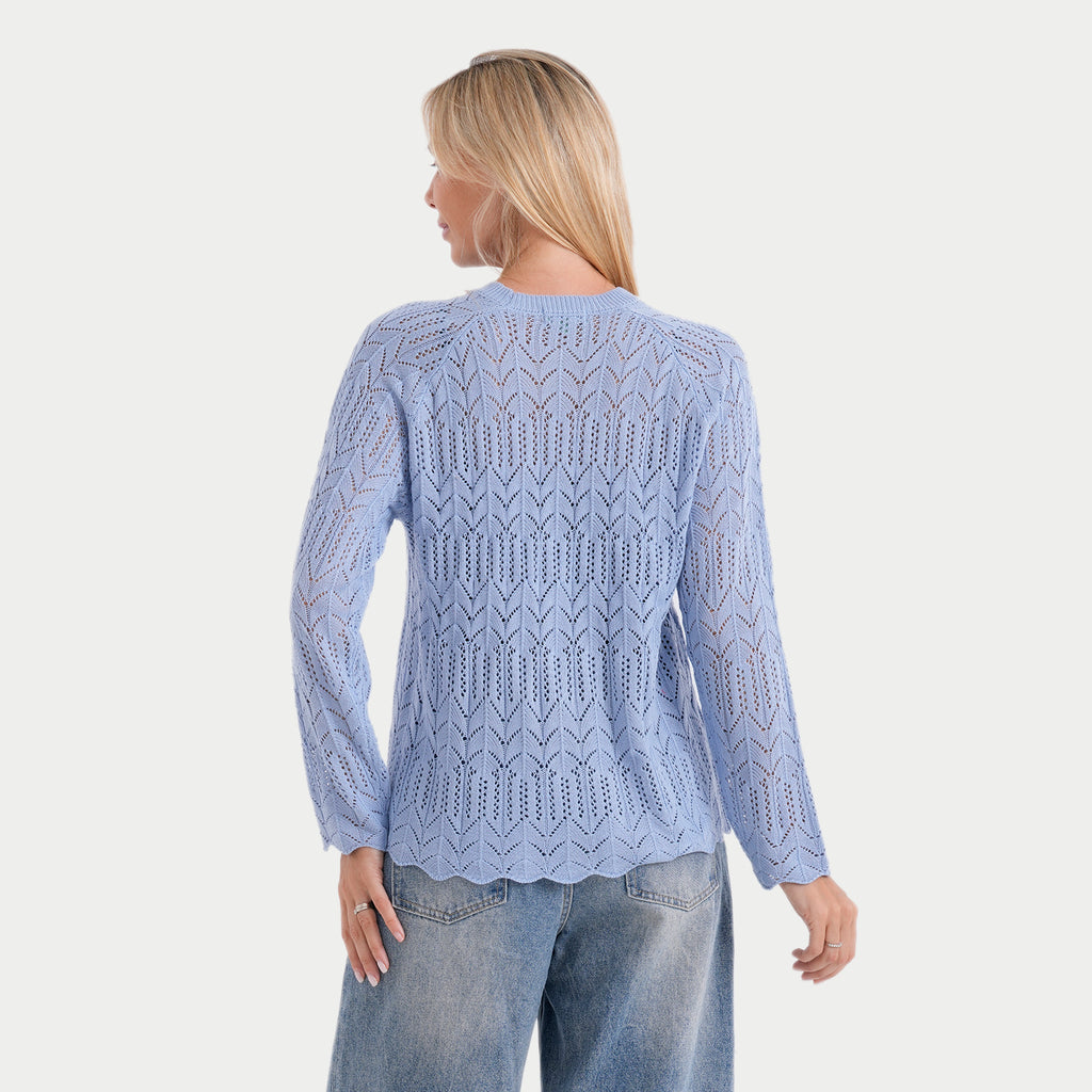 La Marey Lightweight Crew Neck Jumper (Size XL, 20-22) - Sky Blue_8477130_1