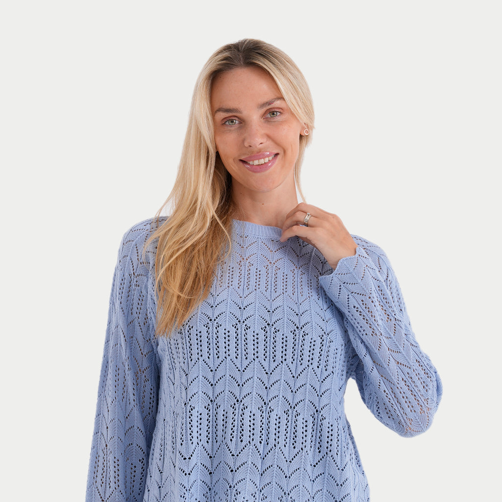La Marey Lightweight Crew Neck Jumper (Size XL, 20-22) - Sky Blue_8477130_4