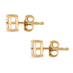 Luxuriant - Lab Grown Diamond (SI/G-H) Push Post Earring in 18K Vermeil Yellow Gold Plated Sterling Silver 0.25 Ct._8477173_3