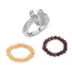 EverTrue - Citrine & Red Garnet Stackable Ring 10.50 Ct._8477839_5