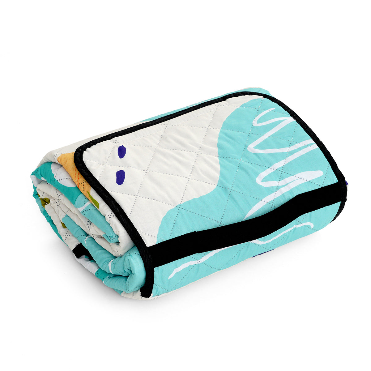 Extra Large Cotton Padded Picnic Blanket Waterproof, (2 x 2m) - Spring V32666266 4