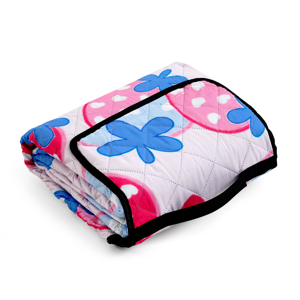 Extra Large Cotton Padded Picnic Blanket Waterproof, (2 x 2m) - Sweet 8477845 3