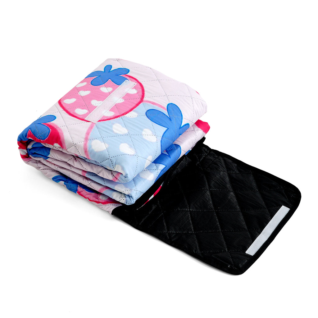 Extra Large Cotton Padded Picnic Blanket Waterproof, (2 x 2m) - Sweet_8477845_4