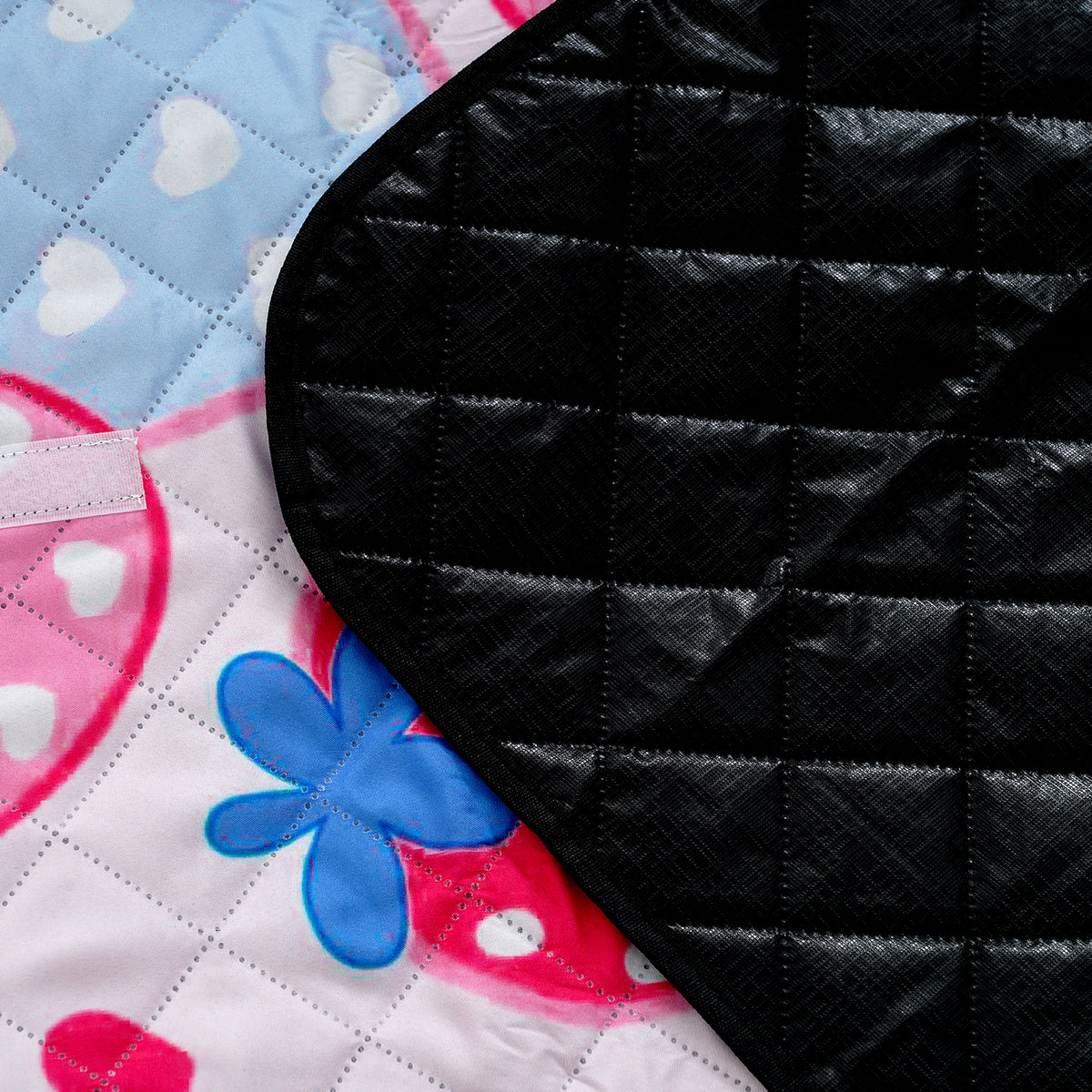 Extra Large Cotton Padded Picnic Blanket Waterproof, (2 x 2m) - Sweet 8477845 6